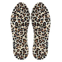 cici store 1 Pair 3D Sponge Soft Insole Comfort High Heel Shoe Pad Pain Relief Insert Cushion Pad (Leopard Print)