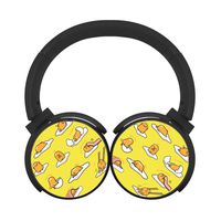 Cute Gudetama Unisex Teen Adult Wireless Bluetooth Headphones Headset Earphone Portable Over-Ear Hi-Fi Earbuds