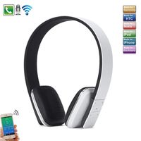 Bluetooth Headset, TechCode Sports Wireless Stereo Adjustable Head Type Over Ear Headphone with Mic for iPhone Xs Max/XS/XR/X/8/7plus,Galaxy S10/S10e/S9/Note9/Note8/S8,White