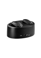 Bluetooth Earbuds Headphones Surround Sound Wireless Earbuds With Microphone For iPhone Samsung Android IOS Best Bluetooth Earbuds (Black)