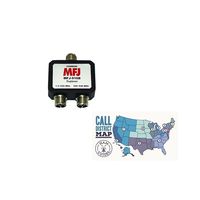 MFJ Duplexer: 1.3-225MHz/350-540MHz, UHF and Ham Guides TM Pocket Reference Card Bundle