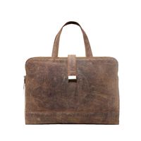 Genuine Leather Laptop Messenger Bag For Men holds upto 16 Inch laptop Leather Briefcase with adjustable strap laptop Shoulder Bag vintage finish Leather Laptop Bag (Black)