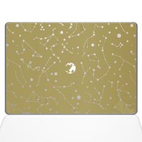 The Decal Guru Constellations Decal Vinyl Sticker, 13" MacBook Pro (2015 & Older Models), Gold (1384-MAC-13P-G)