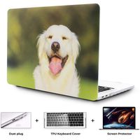 OneGET MacBook Pro 16 Inch Case with Touch Bar Touch ID MacBook Pro 16 Inch Case 2019 Release A2141 with Retina Display Retro MacBook Pro Cases Cute Laptop Case Pro 16 Inch Hard Case Labrador (G2)