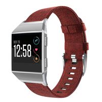 OenFoto Sport Bands Compatible Fitbit Ionic, Adjustable Nylon Wristband Replacement Watch Band Strap Accessory Bracelet for Fitbit Ionic Smart Watch, Large Small