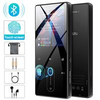 RUIZU Mp3 Player with Speaker, Bluetooth 4.1 Touch Button MP3 Player, 8GB Portable HiFi Lossless Sound Mp3 Music Player with FM Radio,  Voice Recorder, E-Book Reading, Pedometer, Support up to 128GB