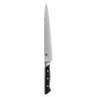 Miyabi 34318-243 Fusion Morimoto Edition Slicing Knife, 9-inch, Black w/Red Accent/Stainless Steel