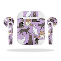 MightySkins Skin Compatible with Apple AirPods - Cat Chaos | Protective, Durable, and Unique Vinyl Decal wrap Cover | Easy to Apply, Remove, and Change Styles | Made in The USA