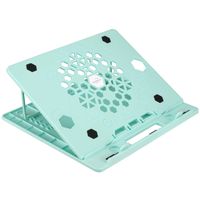 AICHESON Portable Laptop Stand, Adjustable Height Ventilated Computer Stands, X5 Macaron Green