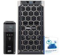 Dell PowerEdge T340 Tower Server for Dental Practices Including, Windows 2016 STD OS, APC UPS for Power Backup, Intel Xeon E-2124 4-Core 3.3GHz 8MB, 32GB DDR4 RAM, 8TB HDD, RAID