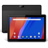 Android Tablet Pritom 10 inch Android 9.0 OS Tablet, 2GB RAM, 32GB ROM, Quad Core Processor, HD IPS Screen, 2.0 Front + 8.0 MP Rear Camera, Wi-Fi, Bluetooth, Tablet PC(Black)