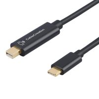USB C to Mini DisplayPort 4K 60Hz, CableCreation Type C to Mini DP (NOT Thunderbolt 2) Aluminum Cable Adapter, Compatible with MacBook Pro 2019 2018, iPad Pro 2019, XPS 13, Surface Go/Book 2, 6FT