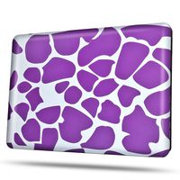 TNP MacBook Pro 13 Case [Giraffe Purple Pattern] - Soft-Touch Plastic Matte Hard Shell Protective Case Cover Skin for Apple MacBook Pro 13 Inch A1278