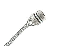 Leviton L7501 1/2-Inch, Straight, Male, Steel Body, Wide-Range Strain-Relief.220.320 Cord Range