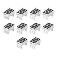 uxcell Display Digital Tube Module 1 Bit Common Cathode Red LED for Arduino MCU 10pcs