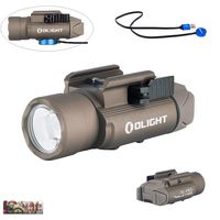 OLIGHT PL-Pro valkyrie 1500 Lumen Weaponlight PL-2 Rechargeable Light, Build-in Battery, Magnetic USB Charging, Quick Release Mount for Picatinny Rail (Desert Tan (FDE))