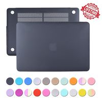 MacBook Air 11 inch Case Cover, IC ICLOVER Matte Plastic Hard Shell Snap on Protective Case for Apple MacBook Air 11.6" Mode [A1465 / A1370] - Black