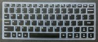 BingoBuy US Layout Keyboard Protector Skin Cover for 11.6'' Lenovo Yoga 710 11'', 710-11 inch, Yoga 900S-12ISK, Flex 4 11-inch, with BingoBuy Card Case for Credit, Bank, ID Card (Black)