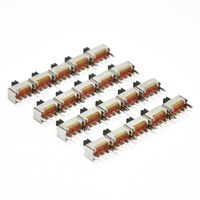 Gikfun 2 Position SPDT 1P2T 3 Pin PCB Panel Mini Vertical Slide Switch for Arduino (Pack of 20pcs) AE1050
