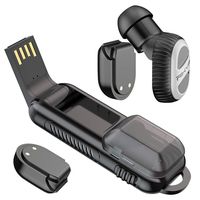 Etercycle Single Mini Wireless Bluetooth Headset 5.0 in-Ear Headphones Bluetooth Headset with Charging Case (Gray)