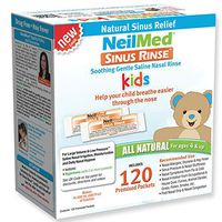 NeilMed's Sinus Rinse Pre-Mixed Pediatric Packets, 120-Count Boxes (Pack of 2)