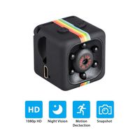 Mini Hidden Camera Spy Camera, CHSMONB 1080P HD Nanny Cam Surveillance Camera with Night Vision and Motion Detection for Indoor Home Security Monitoring and Outdoor Use