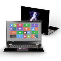 MightySkins Skin Compatible with Lenovo Flex 5 15" (2017) - Unicorn Rave | Protective, Durable, and Unique Vinyl Decal wrap Cover | Easy to Apply, Remove, and Change Styles | Made in The USA