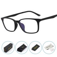 GQUEEN Blue Light Blocking Computer Glasses,Anti Glare Eye Fatigue with TR90 Matte Frame Transparent Lens,GQ61