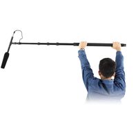 Neewer Portable Handheld Microphone Boom Pole with Built-in XLR Audio Cable, 5 Sections Stretchable 32.6-131 inches, Aluminum Construction with Easy Twist Locks and Padded Handle for Zoom Microphones