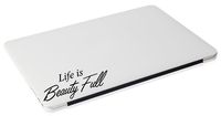 Laptop MAC - Life is Beauty Full - Cute Decal Matte Black Skins Stickers