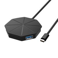 iMXPW 4-Port USB 3.0 Hub, Ultra-Slim Data USB Hub Compatible MacBook, MacBook Pro, iMac, Surface Pro, XPS, PC, Flash Drive, Mobile HDD