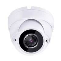 HDView 2.4MP 4-in-1 HD (TVI/AHD/CVI/960H) 1080P Outdoor 2.8-12mm Vari-Focal Lens Black Film Technology Better IR Night Vision Turbo Platinum Dome Camera White