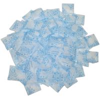 100 Packets 2 Gram Silica Gel Desiccant Moisture Absorber Dehumidifier Food Contact Safe