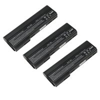 Pack-3 Replacement Battery for HP 6360t EliteBook 8460p 8460w 8470p 8470w 8560p 8570p ProBook 6360b 6460b 6465b 6470b 6475b 6560b 6565b 6570b