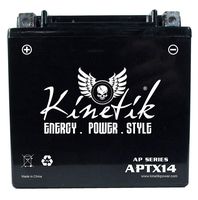 Kinetik 12V 12Ah Battery for Honda SXS 700 Pioneer 2014