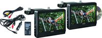 AutoPro MH90+MH90P Dual 9" Monitors (1 DVD) with Additional Accesorries