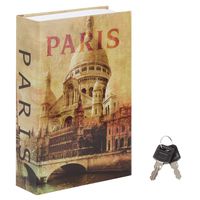 Jssmst Diversion Book Safe with Key Lock, Secrect Hidden Safe Lock Box Large, SM-BS019PN