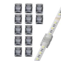 GRIVER 4 Pin LED Strip Light Connector for Waterproof RGB 5050 LED Strip Light- Strip to Strip Quick Connection
