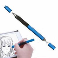 2 in 1 Stylus Pen Fine Point Replaceable High Precision Capacitive Tip Disc Ballpoint Gel Pen  Compatible IPad Air,IPhone, Samsung Galaxy,Nextbook and Other Touch Screen Devices (blue）ZLMC