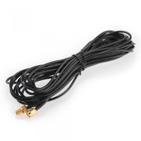 JoyliveStore 6M Antenna Extension Cable RP-SMA Male to Female For WiFi Router Black