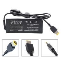 20V 4.5A 90W AC Adapter for Lenovo ThinkPad X1 Carbon 344428U N3N25UK 34442HU L440 ; Lenovo Essential G700 G710 G405 ; Lenovo Chromebook N20 N20P USB ADLX90NCC3A with yellow USB tip