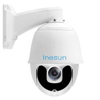 Inesun 7 Inch 4MP High Speed PTZ IP Security Camera HD 2688x1520 18X Optical Zoom Outdoor Camera H.265, Laser IR Night Vision up to 656ft, Onvif, Motion Alert