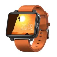 Dserw DM99 2.2 Inch Touch Screen Smart Watch - Quad-core CPU Bluetooth with Microphone - Heart Rate Monitoring GPS WiFi - Message Sync Sports Wristwatch - Orange