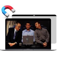 MacBook Pro 15.4 inch Privacy Screen Protector, for Late 2016 Model with Touch bar, 2 Way Antiglare Privacy Screen, Adhesive Free, Easy Installation & Removal with Built-in Magnetic Strip