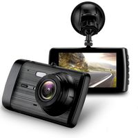 Dash Cam, Car Camera Dashboard Camera Recorder Car DVR 1080P HD Night Vision, Wide-Angle Car Video Recorder with 3.7" LCD inch Display Video G-Sensor Loop Recording (Black)