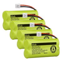 iMah BT800 BT8300 750mAh Cordless Phone Batteries Compatible with VTech BT184342/BT284342 BT18433/BT28433 CS6209 CS6219 CS6229 DS6121 DS6221 Motorola L601M L602 L603M L701 L702M L903 L513CBT, 4-Pack