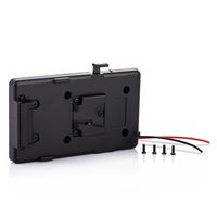 V-Mount/V Lock Mount Camera Adapter Plate Bracket for LCD Monitors, Power Supply Stations, and Power Plates with D-Tap (P Tap) Cable