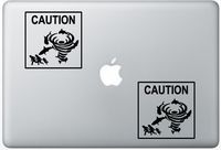 Sharknado Crossing FlashDecals1737 Set Of Two (2x) , Decal , Sticker , Laptop , Ipad , Car , Truck
