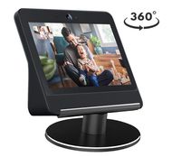 AutoSonic Stand for Facebook Portal, Adjustable Mount Accessories for Facebook Portal, Fully Aluminum Construction,360 Degree Rotation Swivel Function, Anti-Slip Base, 2019 Release