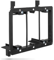 Low Voltage Mounting Bracket (3 Gang - 5 Pack), Fosmon Low Voltage Mounting Bracket (Mounting Screws Included) for Telephone Wires, Network Cables, HDMI, Coaxial, and Speaker Cables